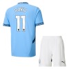 Conjunto (Camiseta+Pantalón Corto) Manchester City Doku 11 Primera Equipación 2024-25 - Niño